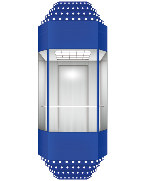 Panoramic Elevator  Car Decoration SSE-G022